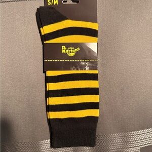 Dr. Martens Bold Black and Yellow Socks
